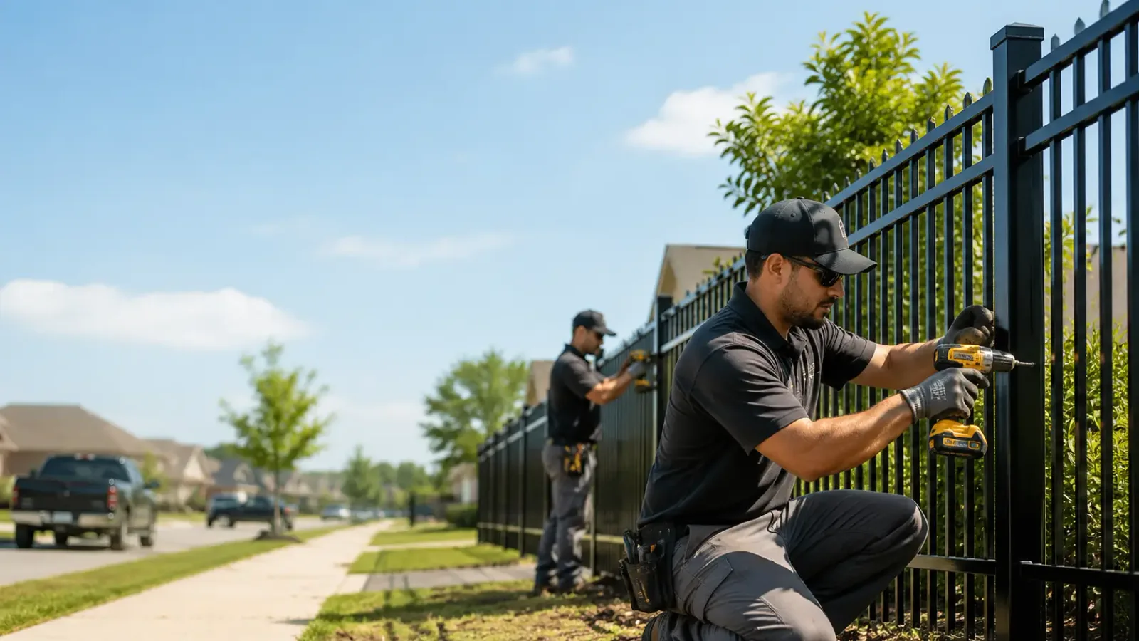 Metal Fence Installation in Surprise, NY